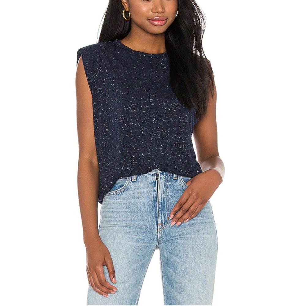All saints conni shimmer top
